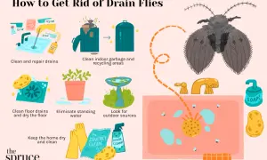 Learn how to get rid of drain flies by cleaning drains, garbage areas, and eliminating standing water. Keep your home dry and clean to prevent these pests.